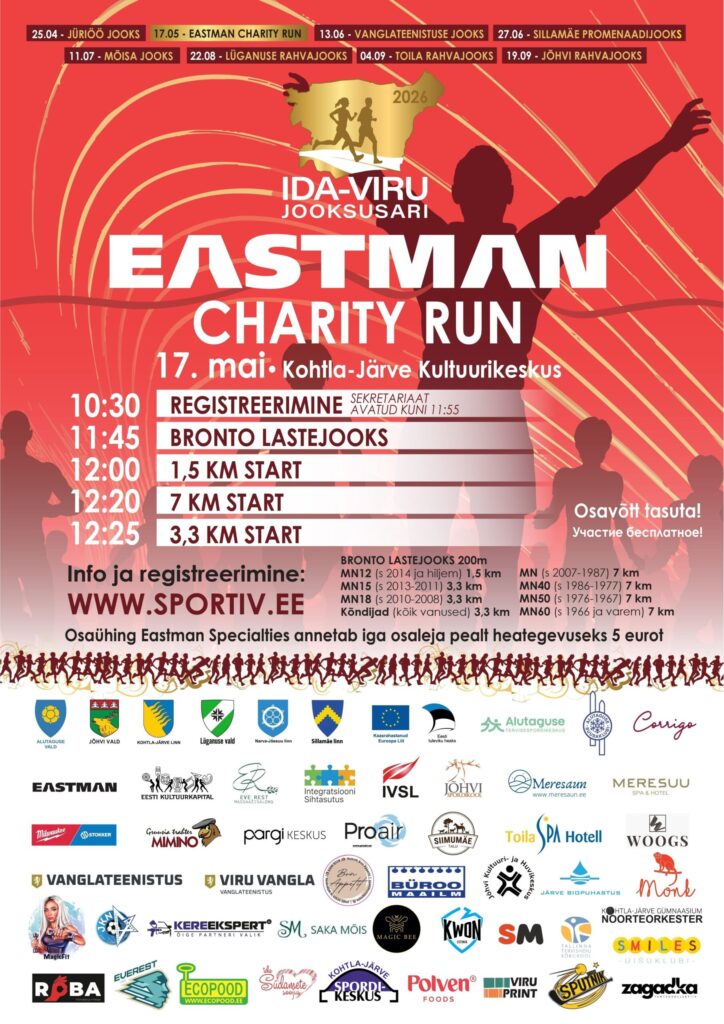 Eastman Charity Run 2026 Roba