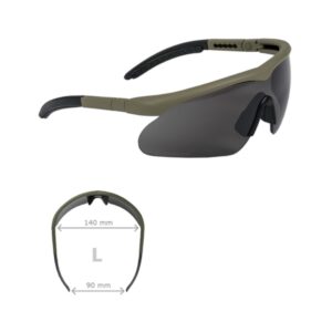 Kaitseprillid SWISS EYE® Raptor oliivi värvi (L) 15620011 picture#1